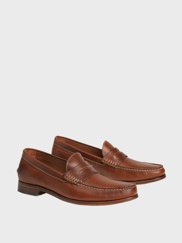 Sadler Cognac Penny Loafer