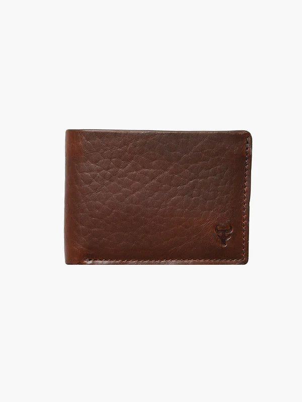 Jackson Super Slim Brown Wallet Skal Moon Boutique