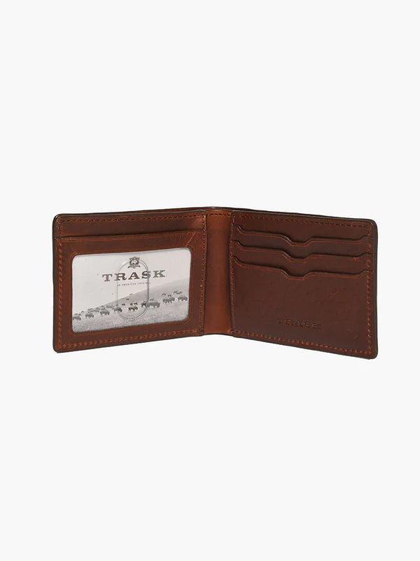 Jackson Super Slim Brown Wallet Skal Moon Boutique