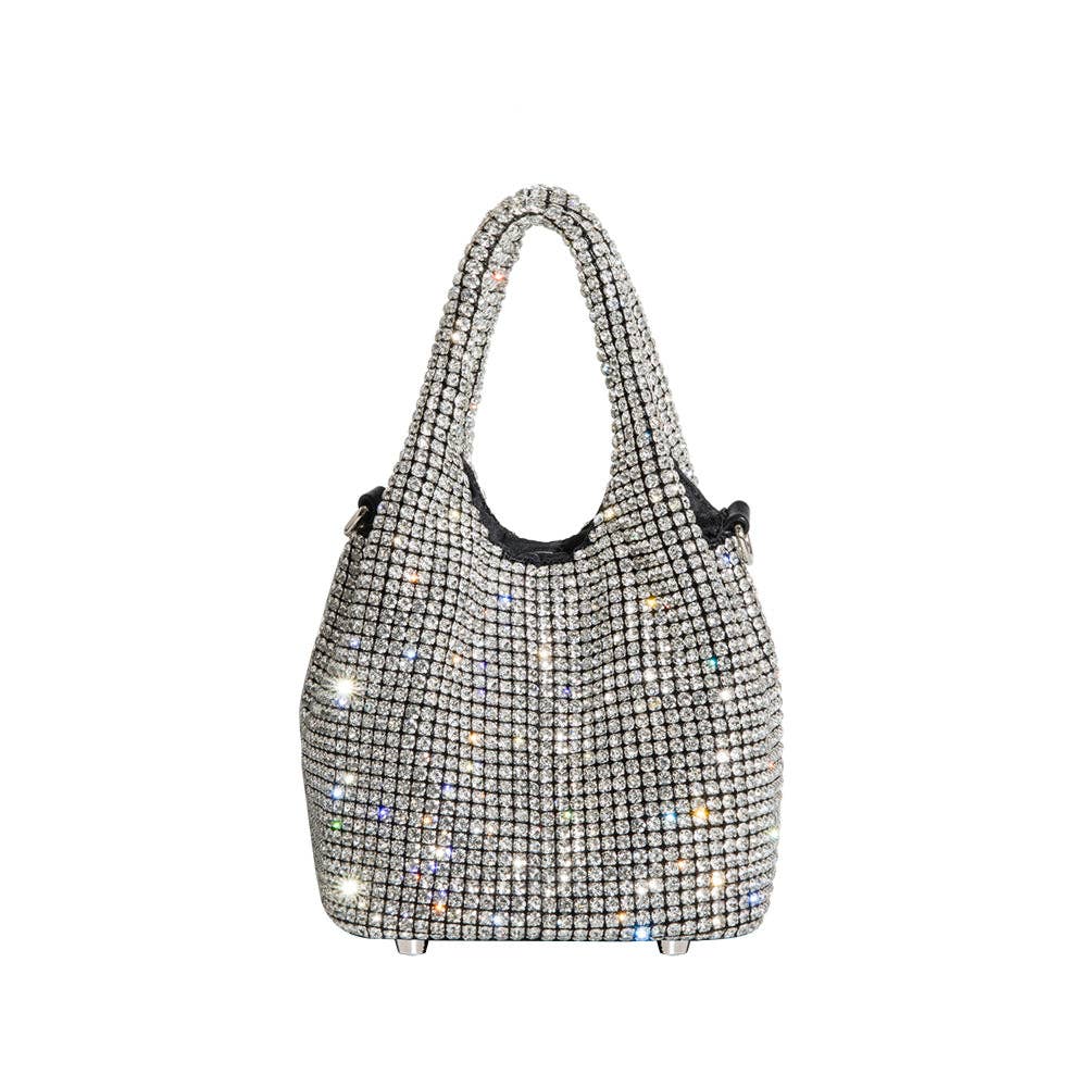 Melie Bianco Sherry Beaded Top Handle Bag