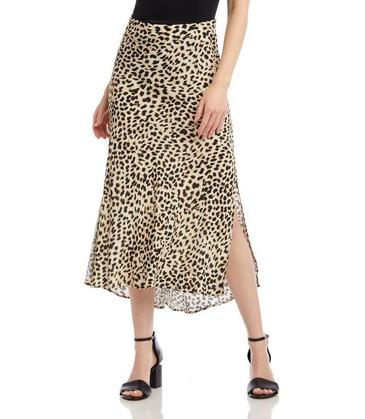 Cheetah bias clearance skirt