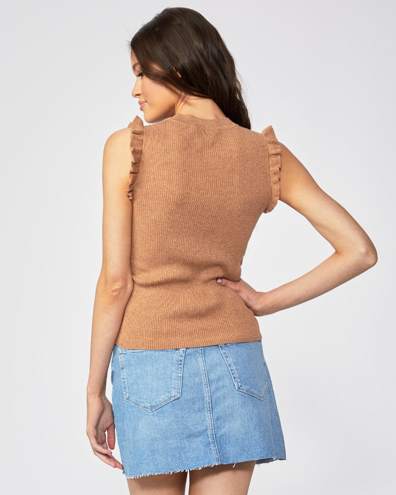 Gardenia Sweater Dark Camel