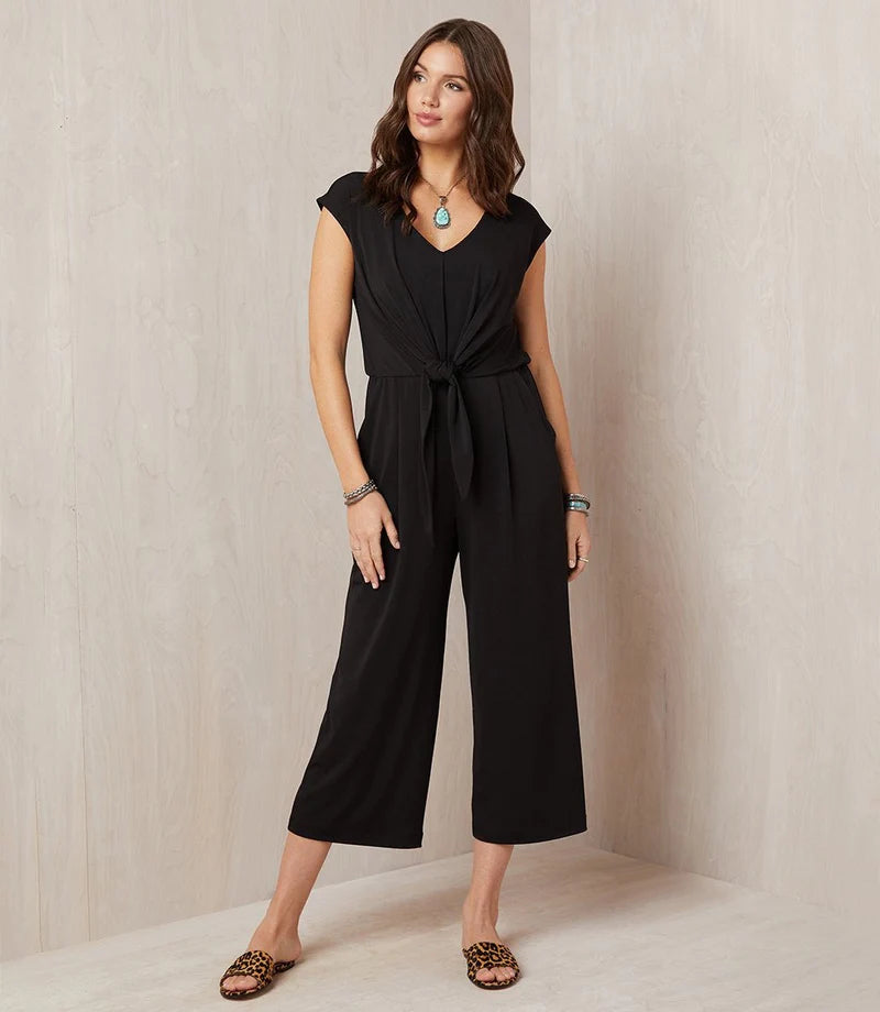 Karen kane black jumpsuit sale