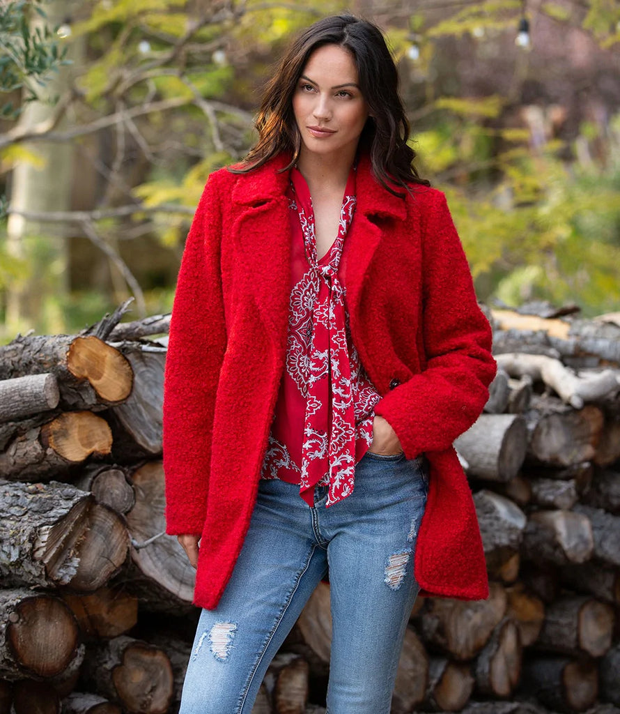 Karen kane boucle jacket discount