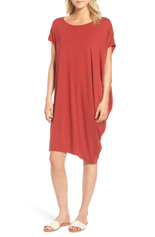 Eileen fisher asymmetrical dress hot sale